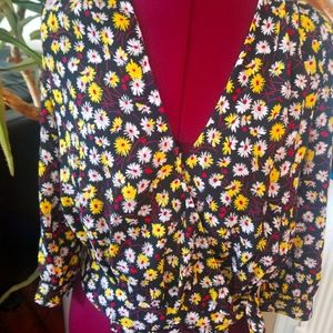 New Madewell daisy top